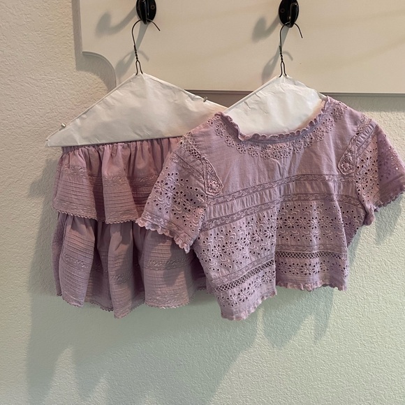 Farley Crop Top & Skirt in Wisteria
LOVESHACKFANCY - Picture 4 of 6